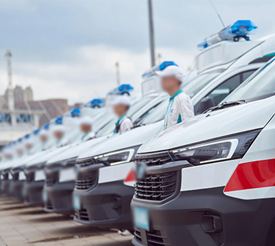 自贡服务车队展示